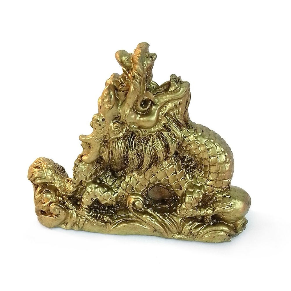 Дракон оберег на защиту и процветание,полистоун