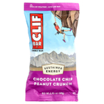 Clif Bar, Энергетический батончик, шоколадная крошка и персик, 12 батончиков, 2,40 унции (68 г) каждый