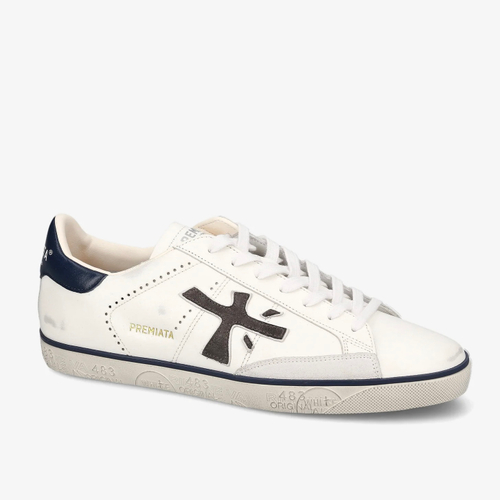 Кожаные кеды Premiata Steven 7503 на шнуровке