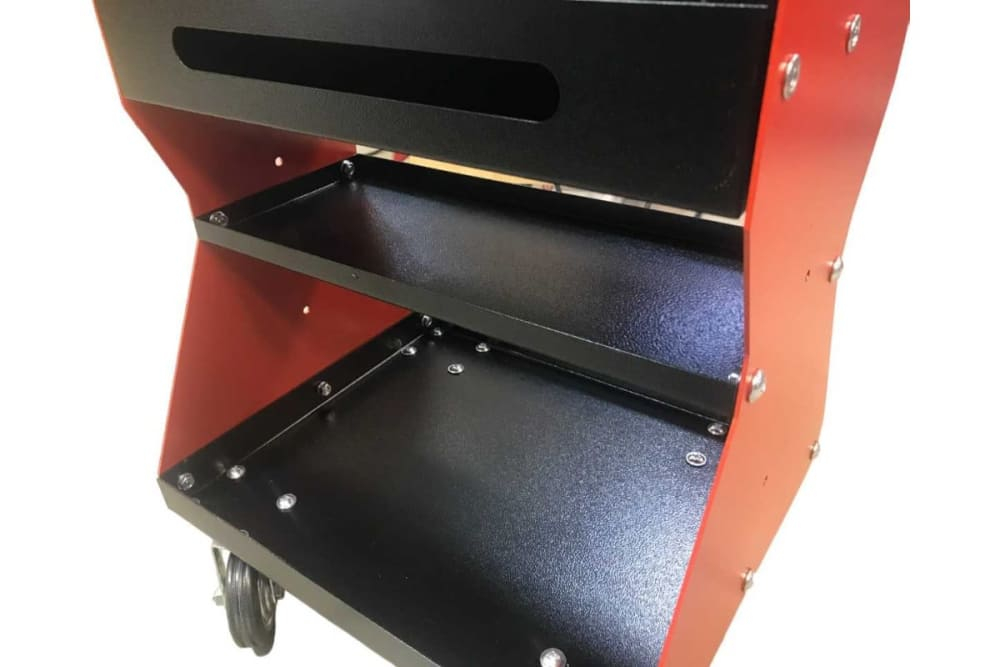 Подкатной ремонтный стул GWT-R1 Great Wolf (красный)