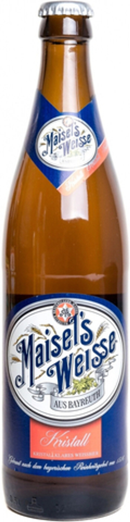 Пиво Майзельс Вайссе Кристалл / Maisels Weisse Kristall 0.5 - стекло