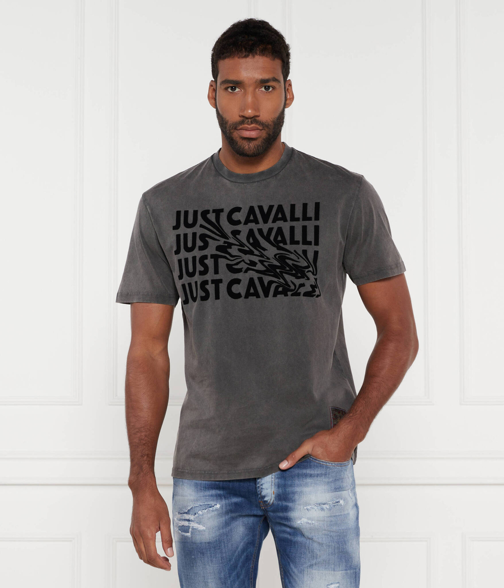Футболка Just Cavalli - графитовый(77OAHC05CJW61)