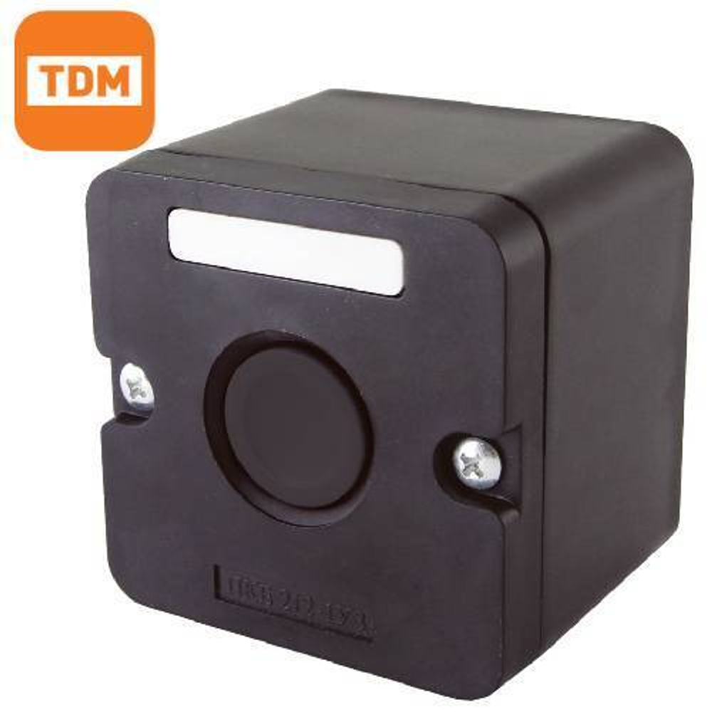 Пост кнопочный ПКЕ 212-1 черный IP40 TDM SQ0742-0019