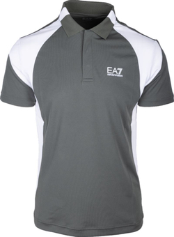 Теннисное поло EA7 Man Jersey - Green