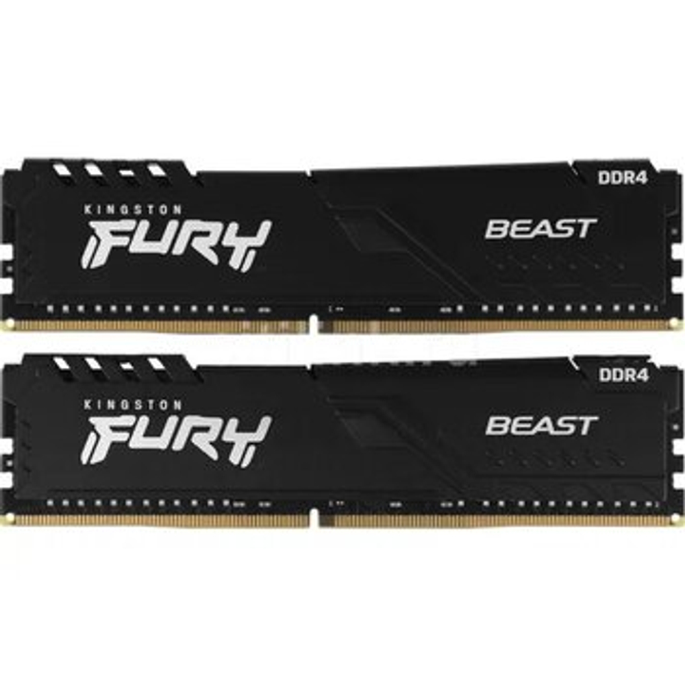 Оперативная память KINGSTON FURY Beast DDR4 64GB 3600MHz CL18 UDIMM KF436C18BBK2/64