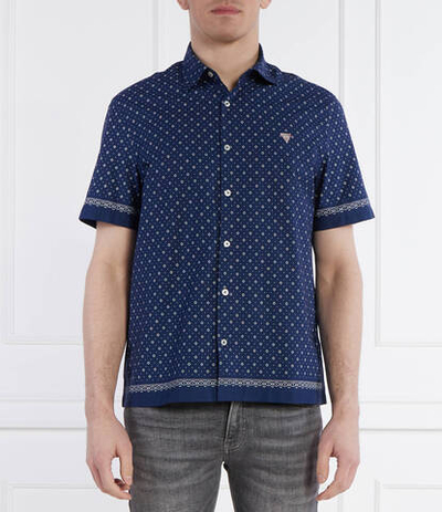 Рубашка SS BOXI GUESS - темно-синий(M4GH53 WG3H1)