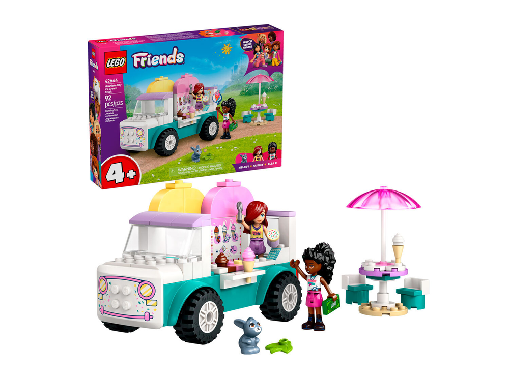 LEGO Friends 42644 «Грузовик с мороженым в Хартлейк-Сити» — летнее настроение