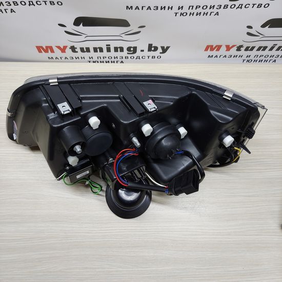 Передняя оптика CHROME для  VW T5 04.03-08.09