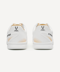 Бутсы зальные JÖGEL CAMPO 2.0, белый/золотой