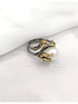 Серьги длинные жемчуг, серебро 925