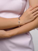 Браслет "Knot shiny" Silver