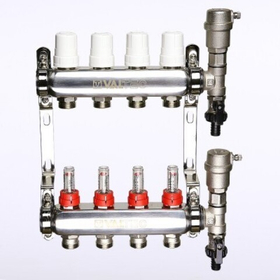 Коллекторная группа VALTEC VTc.589.EMNX.06 - 6 выходов