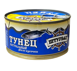 ТУНЕЦ ШТУРВАЛ НАТУР КЛЮЧ 185ГР