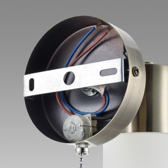 8100/1W COMFI LN25 74 бронза/белый металл/стекло Бра Е14 1*40W 220V MAVE