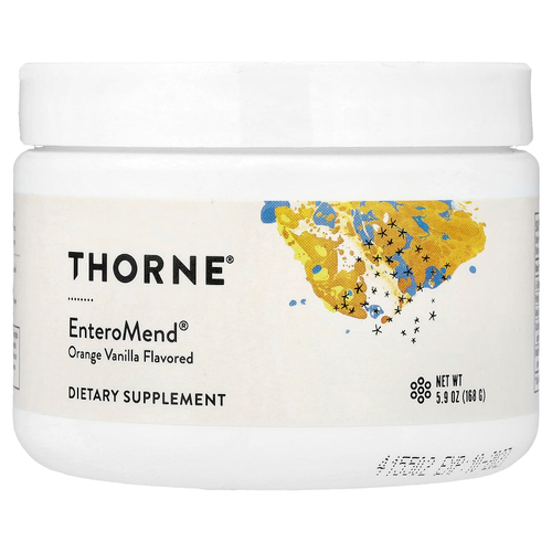 Thorne, EnteroMend, добавка для здоровья кишечника, со вкусом апельсина и ванили, 168 г (5,9 унции)