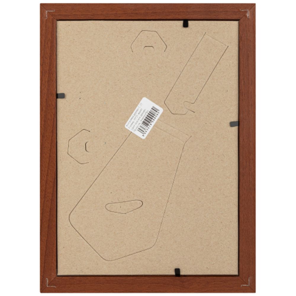 Фоторамка Image Art С22 МДФ универсальная 15х21 цвет красное дерево вставка прозрачный пластик | Image Art