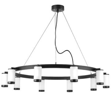 Люстра подвесная 10*GU10 LR02036837 черный/белый Rullo Lightstar