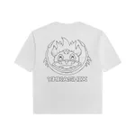 Футболка Ymkashix 8-bit outline белая