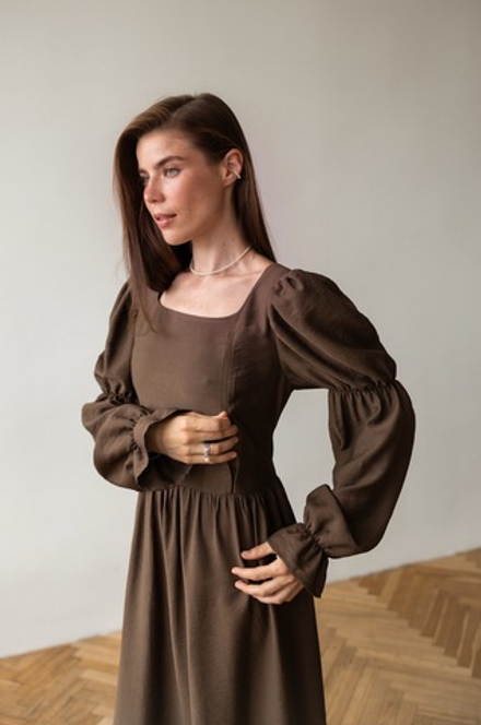 Платье Адель, Горький шоколад