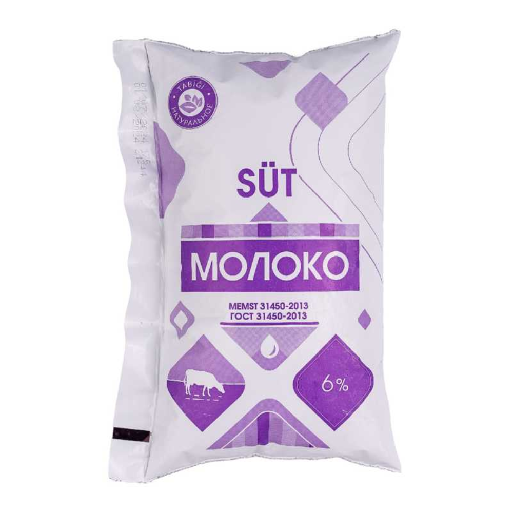 Молоко SUT 6% 900 мл тфа