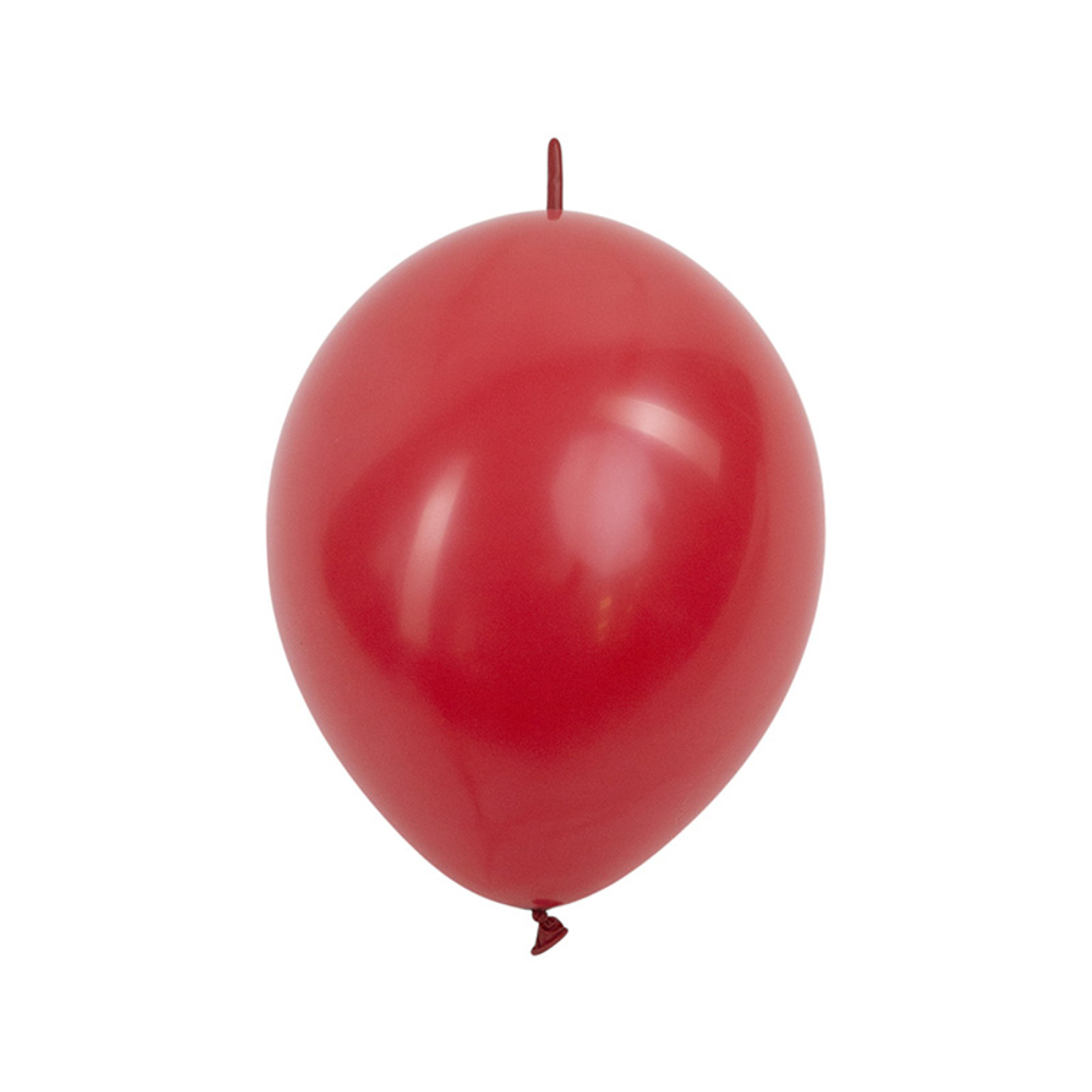 Линколун 6" Красный, Пастель (Яркий красный) / Ruby red деко