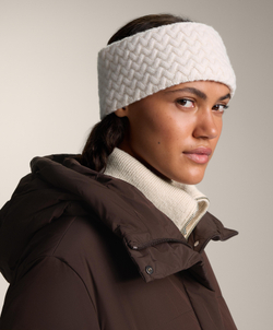 Oysho Повязка на голову 100% шерсть, экрю
