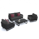 Лаунж зона Ideal Patio БЕЛЛИСА с двухместным диваном - маренго