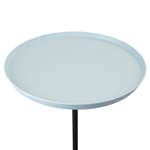 Столик кофейный Bergenson Bjorn Sustainable collection, 38 см, серо-голубой/черный