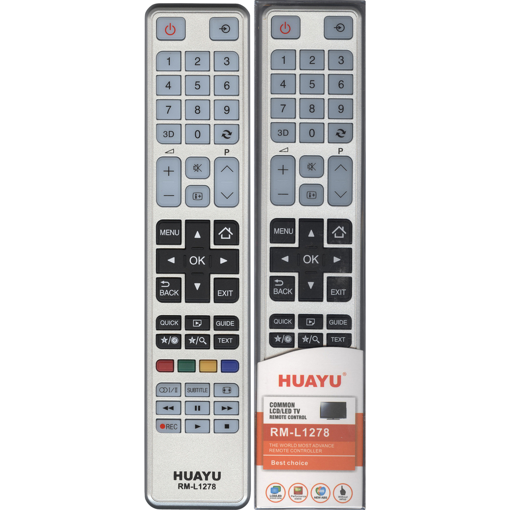 Пульт универсальный для Toshiba RM-L1278 корпус как CT-8040