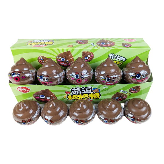 Мармелад Emoji poop с кислой обсыпкой фруктовый вкус, 15гр