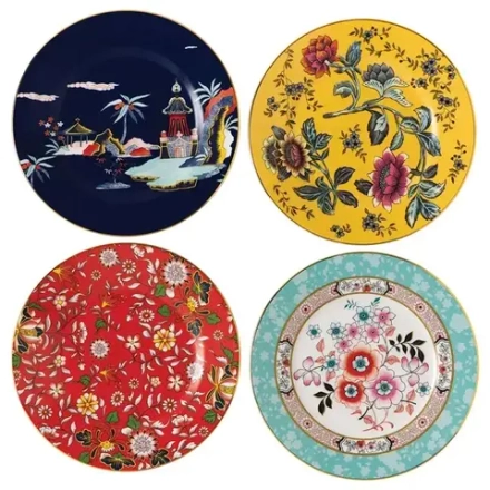 Wedgwood Набор из 4 тарелок для завтрака Wonderlust 20 см