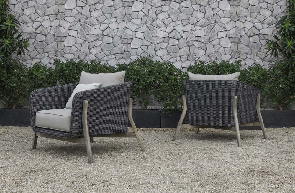 Комплект плетеной мебели Tagliamento Jura, серый, антрацит