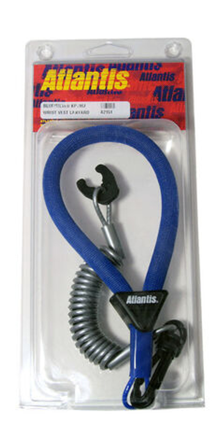 Чека для вм Kawasaki с плавающим ремешком, сине-серебристая