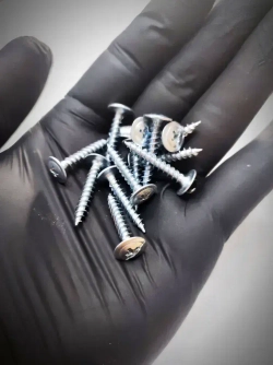 Саморез с прессшайбой 4,2х25 (острый) - 50 штук, универсальный, оцинкованный, шлиц Ph-2