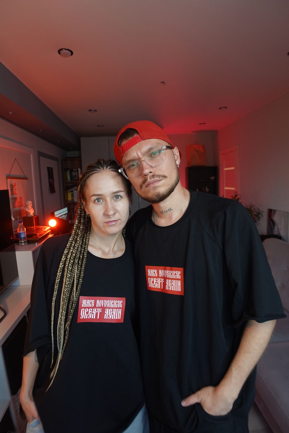 Футболка оверсайз(унисекс) плотная «MNGA»