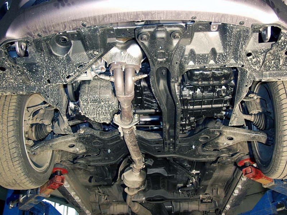 Защита картера и КПП Sheriff для Mitsubishi Grandis (NA4W) 2003-2011 арт.14.0734