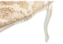 Деревянный стул Bronte молочный с патиной