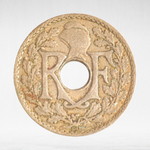 France, 10 Centimes 1920, VF