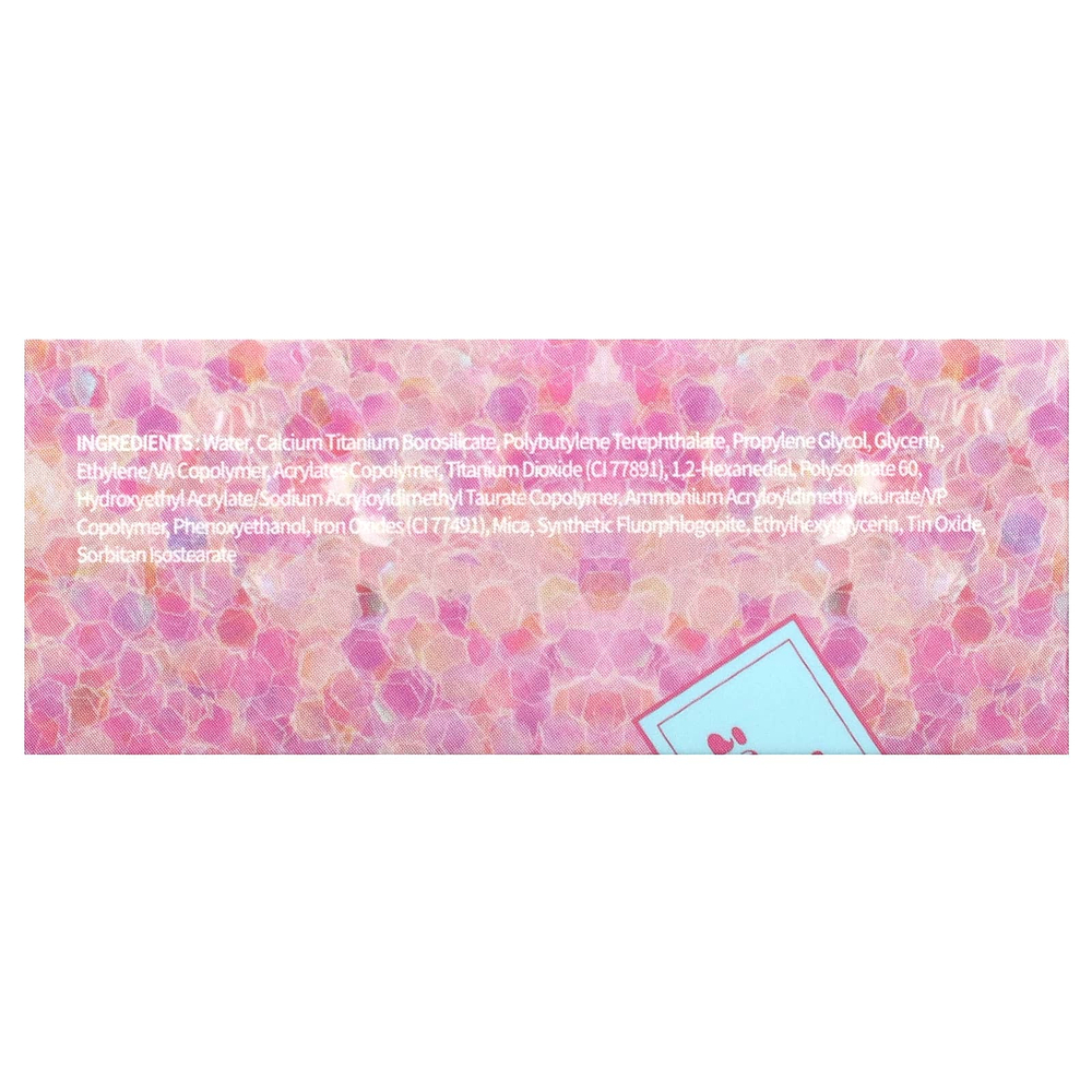 Colorgram, молочные тени, блестящий оттенок, 13 весенне-розовый оттенок, 3,2 г (0,11 унции)