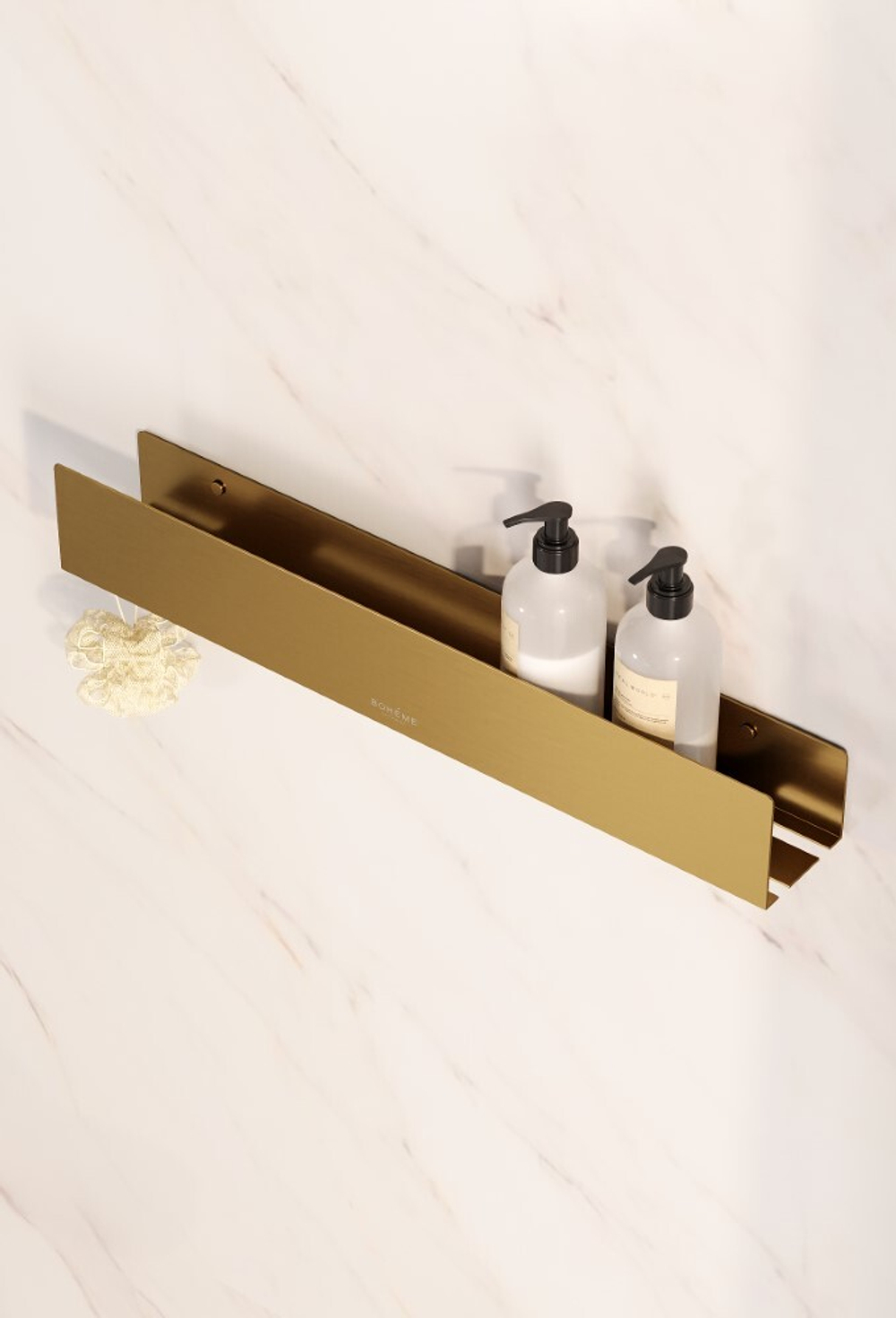 Boheme Полка подвесная 60см MATT GOLD