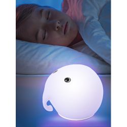 Ночник - светильник светодиодный ЭРА NLED-418-2W-W аккумуляторный мягкий силиконовый белый