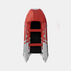 Надувная лодка GLADIATOR E420PRO красно-белый
