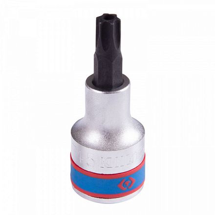 Цена на KING TONY (402745) Насадка (бита) торцевая 1/2", Torx, T45, L = 60 мм, с отверстием