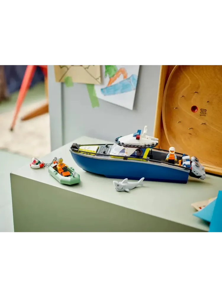 Конструктор City 60456 Погоня на полицейском катере