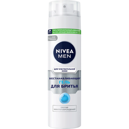 Гель для бритья Nivea Men Восстанавливающий 200мл