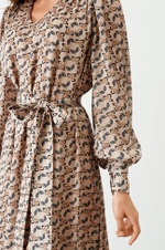 51417 Платье женское (песочный принт)