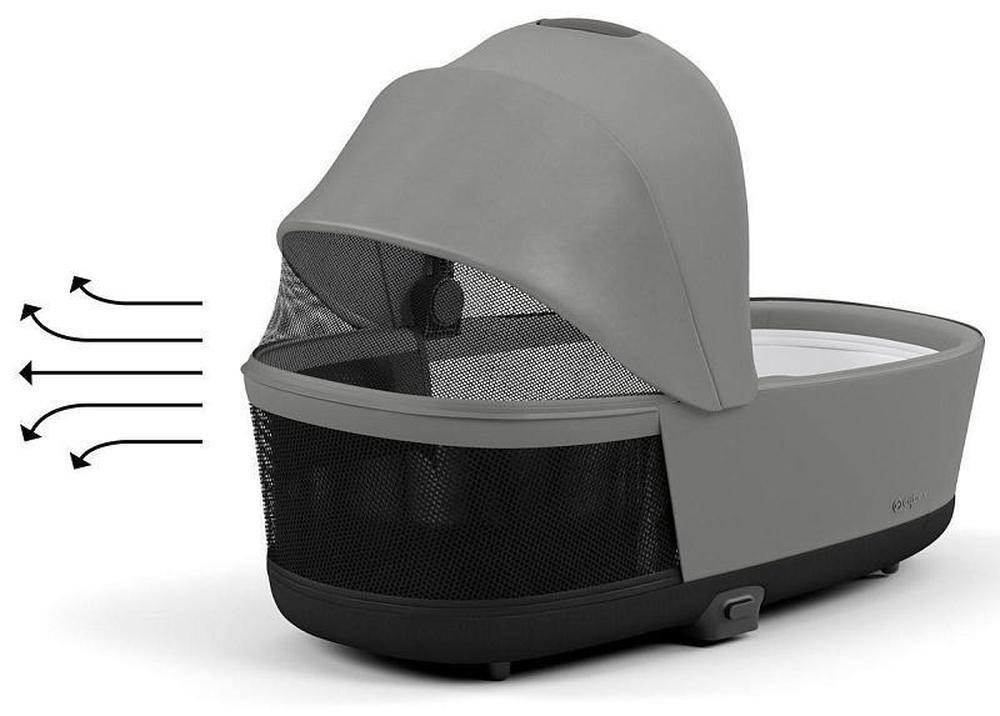 Коляска Cybex Priam IV Chrome Brown complete Aton S2 Lava Grey Base One 4 в 1 Mirage Grey