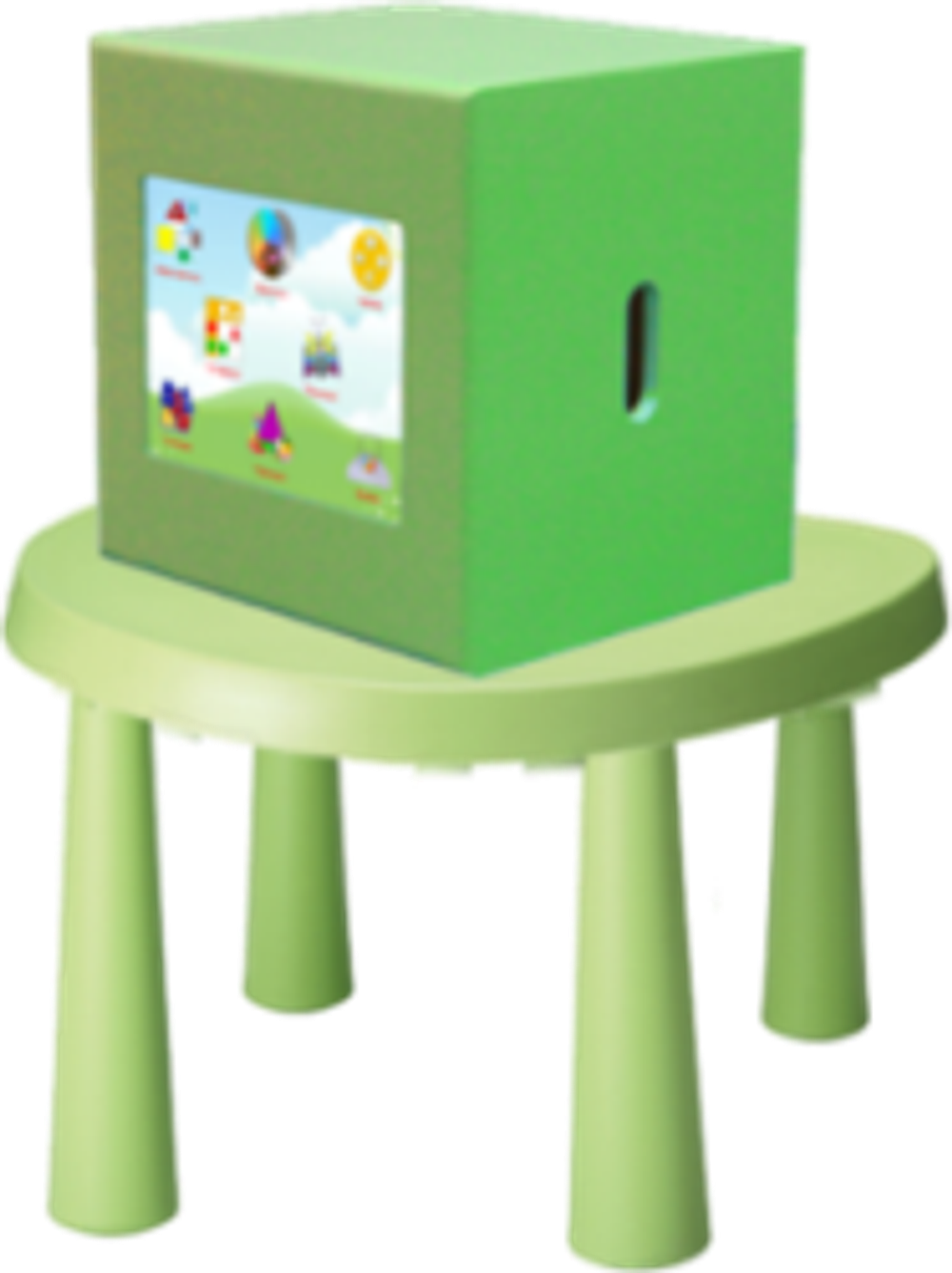 Интерактивный мультимедиа кубик "Антошка" к учебно-игровому терминалу