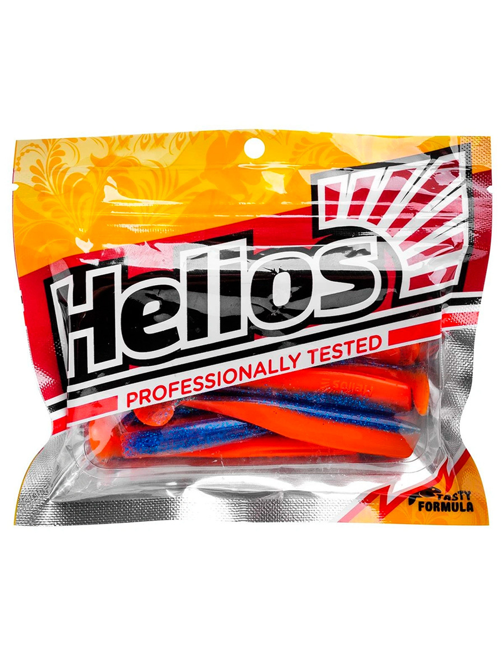 Виброхвост Helios Chebak 3,15"/8 см Electric green 7шт. (HS-3-007)