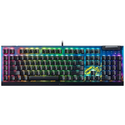Клавиатура Razer BlackWidow V4 X (Yellow Switch), Fortnite Edition - US Layout